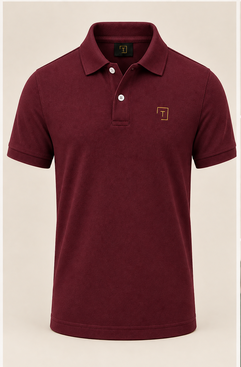 Tailmont Premium Sage Green Polo T-Shirt